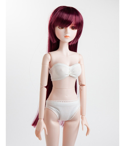 Peluca De Pelo De Muñeca De Niña De Moda 1/4 Pelucas