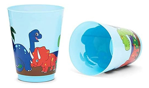 Blue Panda Vasos De Fiesta De Plástico Reutilizables Dinosau