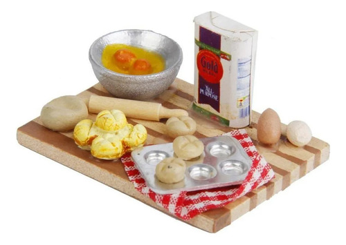 - 8:12 Colorida Comida En Miniatura Para La Cocina De Una Ca