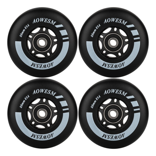 Aowesm Inline Skate Wheels - Ruedas De Repuesto Para Patine.