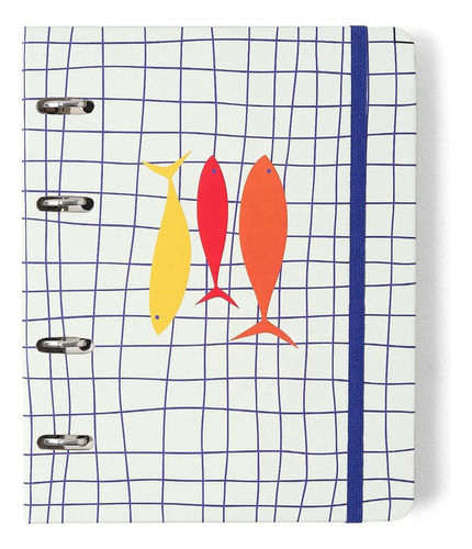 Caderno Criativo Argolado Office Duo Litoral A5 Mar