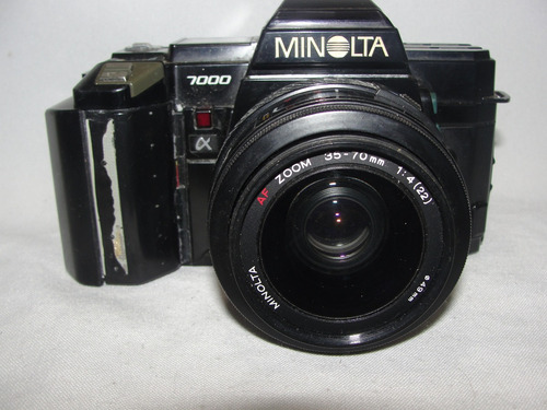 Antiga Camera Minolta 7000 Lente 35-70mm **sem Testar**