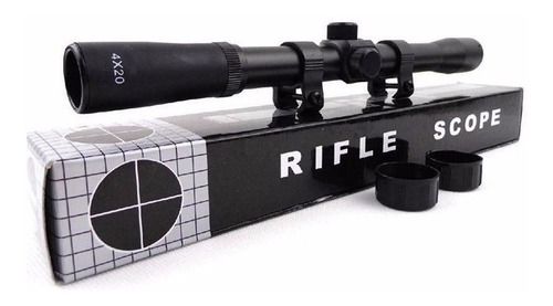 Mira Telescópica Rifle  4x20  Caza Outdoor