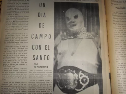 Santo Y El Solitario Reportaje En Revista Eco 1973 | MercadoLibre
