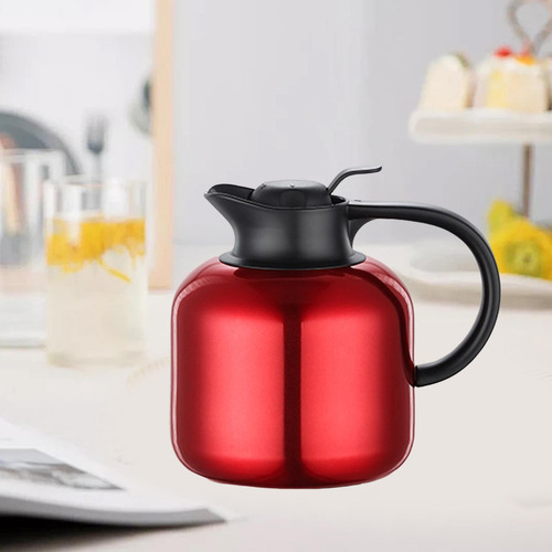 Jarra Térmica De Café, Cafetera Aislada, Tetera Rojo