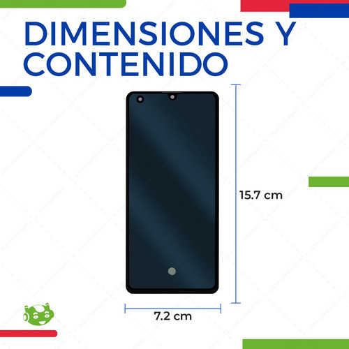 Sjpm Pantalla Completa Con Marco Para A32 A325 4g Sm-a325m