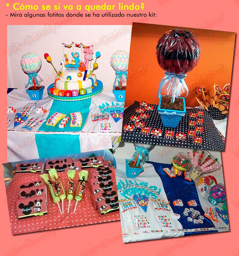 Kit Candybar Imprimible La Casa De Mickey - No Edites Más!!