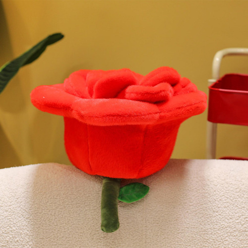 Rose Flower Fehip Toy Cushion Toy De Peluche Suave