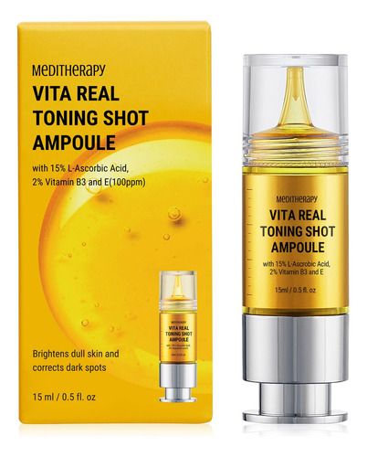 Meditherapy Vita Real Shot - Ampolla Tonificante De 0.5 Onza