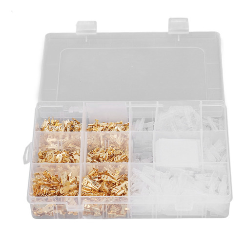 Bloque De Terminales Wire Crimp, 900 Unidades, Pala Hembra,