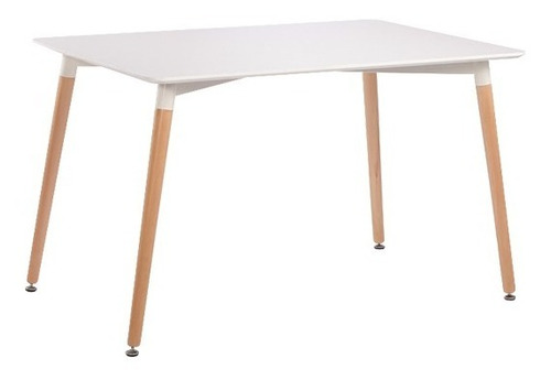 Mesa Comedor 6 Puestos Eiffel Eames Madera Helga