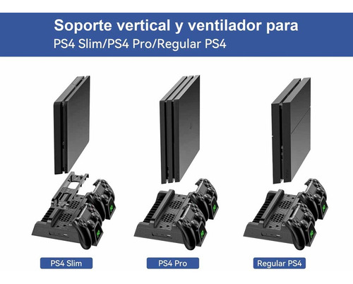 Soporte De Refrigeración Clr.gm.p4 Para Xbox One/ One X Color Negro