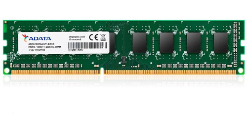 Memoria Ram Ddr3l 4gb 1600mhz Adata Premier Pc Addu1600w4g11-s