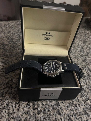 Reloj Tw Steel 403 Azul Oscuro Gris Azul Acero (Usado)