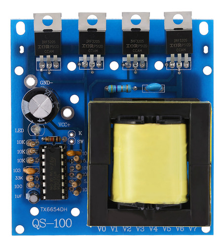 Placa Inversora Dc-ac Inversor Ac 18v 380v Transformador 500
