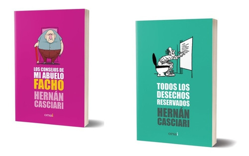 ** Combo 2 Libros Hernan Casciari Abuelo Facho + Desechos **