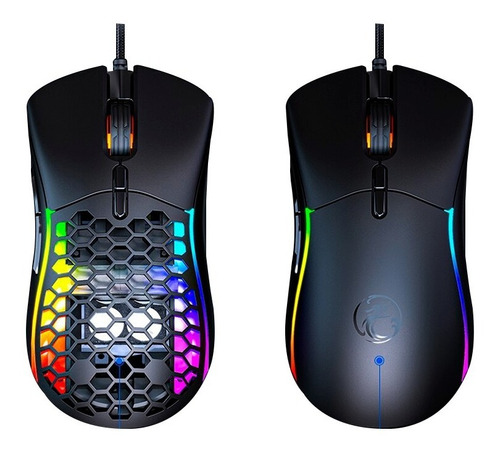 Mouse Gamer Imice T60 Personalizable 6400 Dpi 7 Botones