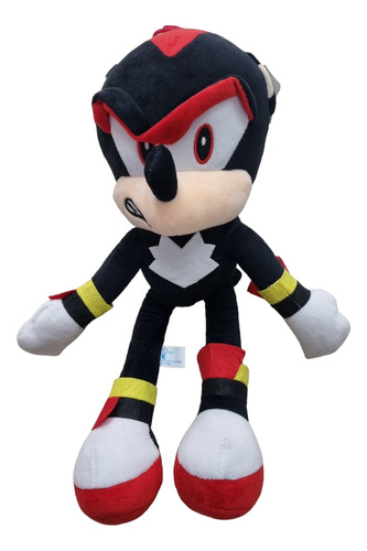 Peluche Sonic Shadow Negro 45 Cm