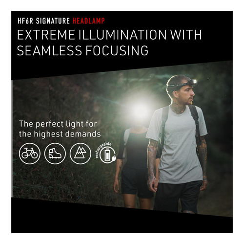 Ledlenser Hf6r Signature Hands Libre, Faro Recargable, Al