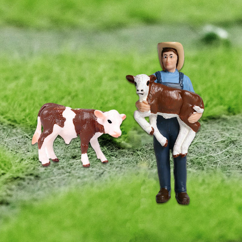 Figuras De Animais De Fazenda Realistas Toy Keeper B