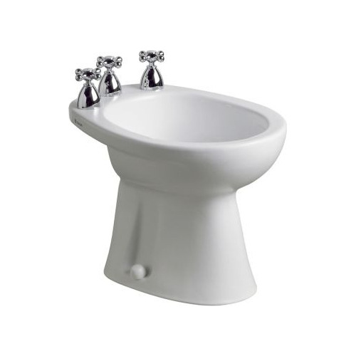 Bidet Ferrum Andina Blanco Para Grifería 3 Agujeros Bea3