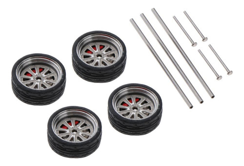 2 Ruedas De Coche - A1-a20 Rc Car Models 1/64 Scale-rubber
