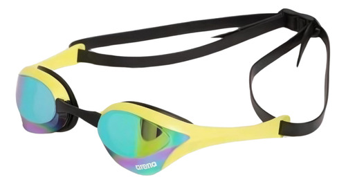 Gafas de natación Cobra Core Mirror Swipe Arena, color azul/amarillo