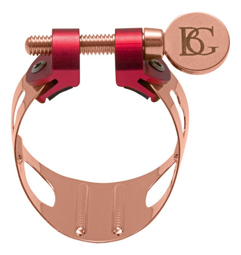 Abrazadera Bg Duo Oro Rosa Para Saxo Tenor Y Cubre Boquilla