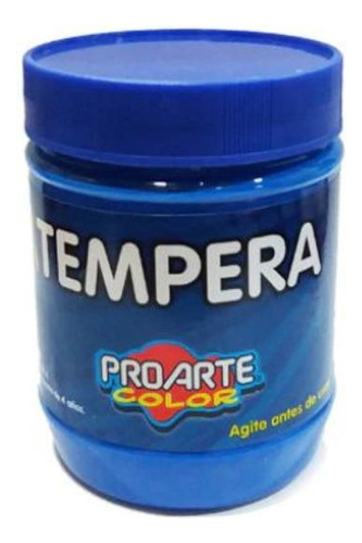 Tempera Proarte 120ml Colores Surtidos Color Azul Pacifico