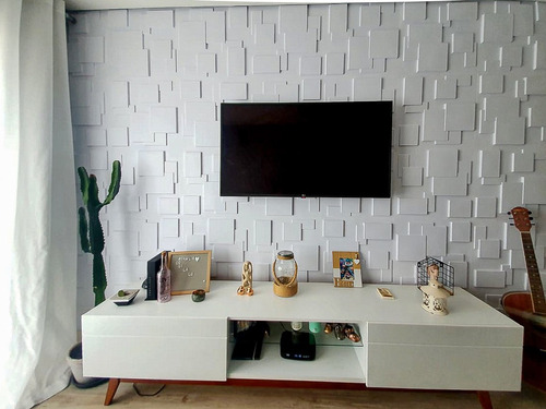Imagem 10 de 10 de Forro De Pvc 3d Placas Decorativa 50cm X 50cm Lujpdecoracoes