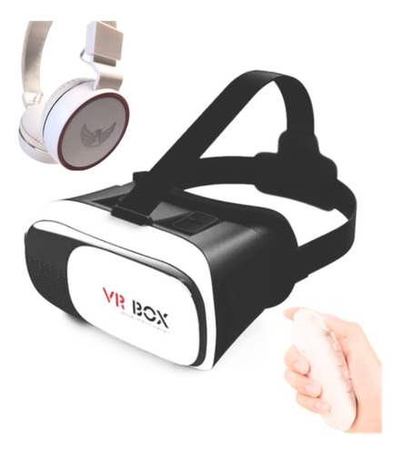 Oculos 3d Realidade Virtual Celular Video Filme Jogos Brinde