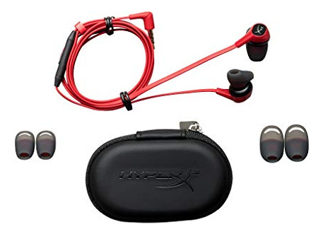 Audifonos Hyperx - Negro Y Rojo Rojo