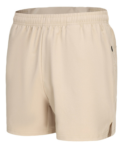 Pantalones Cortos De Cintura Media Con Bolsillos Laterales E
