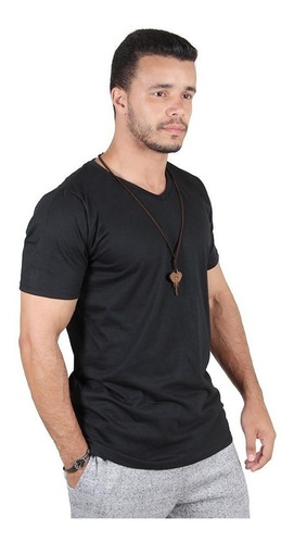 Imagem 4 de 10 de Kit C/10 Un Blusa Camisa Camiseta Masculina Gola V Baratas