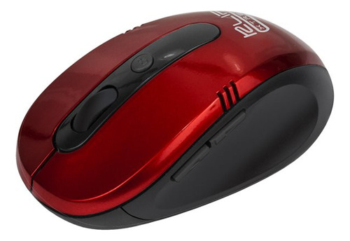 Klipx Mouse Inalambrico 6 Botones 1600 Dpi Rojo