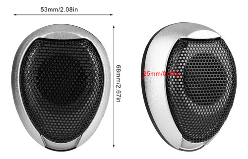 Altavoz De Automóvil, Mini Altavoz Adhesivo Redondo Para Aut