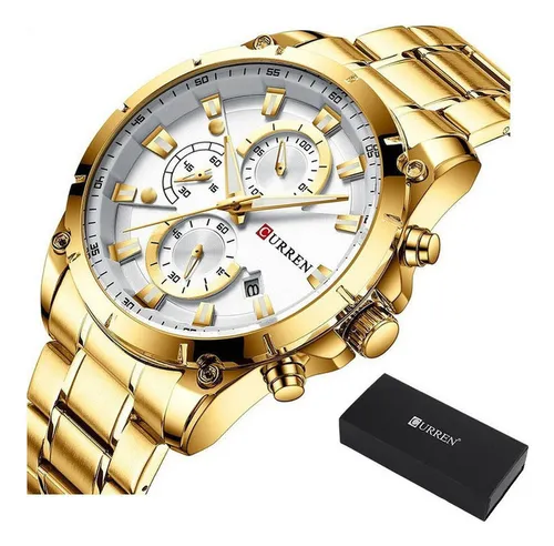 comprar Relógios De Quartzo Masculinos Com Cronógrafo Luminoso Curre