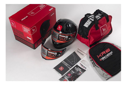 Casco Integral Mt Kre+ Carbon Homologado Fim Plan Fas Motos
