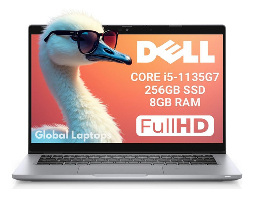 Laptop Dell Latitude Core I5 1135g7 8gb Ram 256gb Ssd Fhd 13 Color Gris - Excelente (Reacondicionado)
