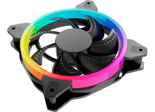 Imagen 3 de 3 de Ventilador Oceltot/gamer/120mm/iluminacion Arcoiris