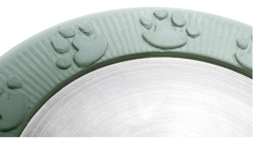 Imagen 4 de 9 de Comedero Perros Bebedero Gatos Acero Inoxidable Plato 300ml