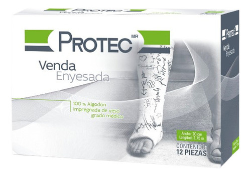 Venda De Yeso Protec 20cm X 2.75m C/12