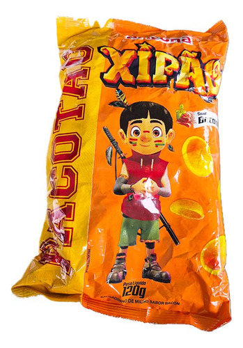 Salgadinho Chips Bacon Xipão Pacote Grande 120g Leve 5