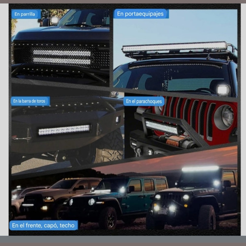 Barra Led Aurora Rgb D6 Ultra Spot 40 PuLG Can Am 4x4 Atv