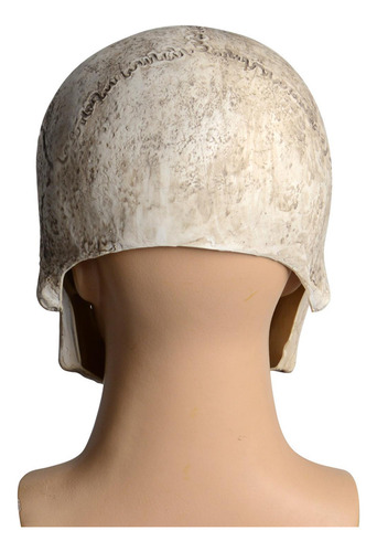 Máscara De Com Mandíbula Em Movimento Capacete De Cinza