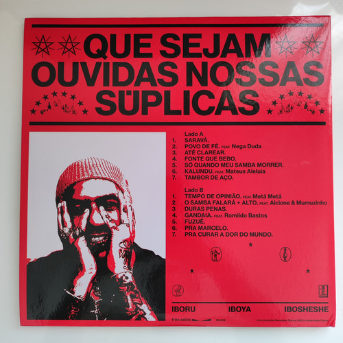 Lp Marcelo D2, Iboru - Disco De Vinil