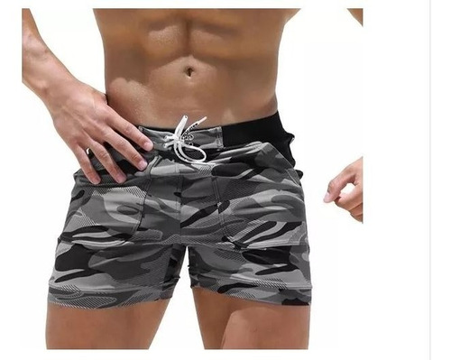 Traje De Baño Liso Calipso Hombre Traje De Baño Liso Calipso Hombre