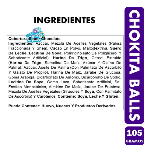 Chocolate Chokita Balls De Nestlé - Formato Doypack (105 Gr)