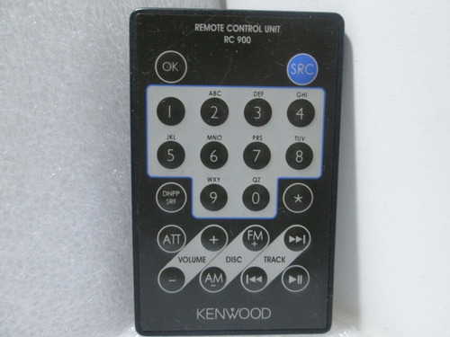 Controle Remoto Para Dvd  Automotivo Kenwood