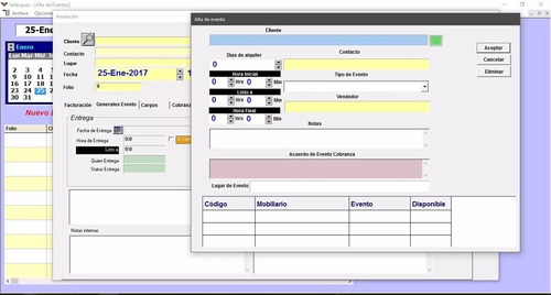 Software Para Rentas De Mobiliario